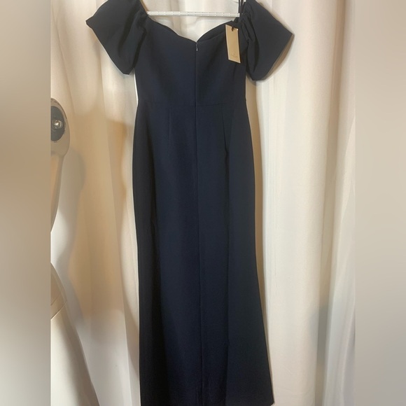 Dark Blue Gown By Malina - Picture 11 of 13